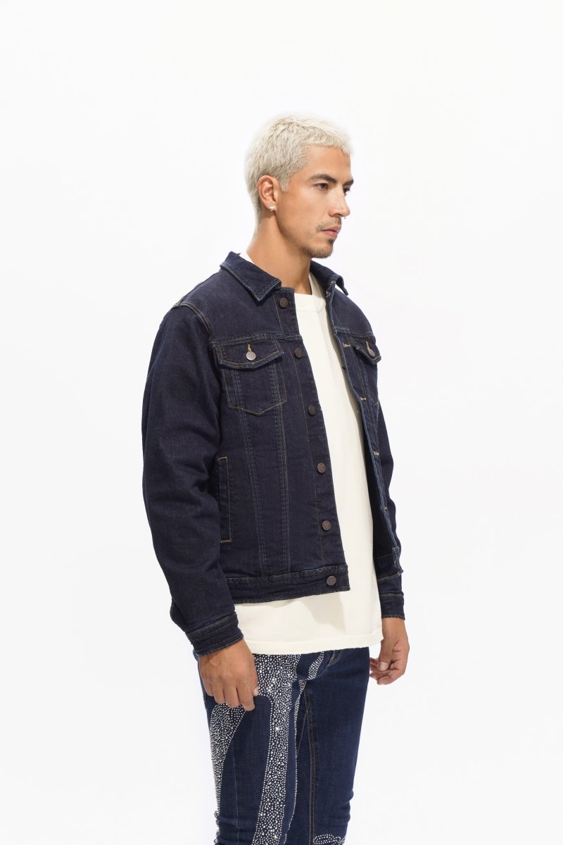 Treasury Mens Jacket Indigo Blue - Valabasas
