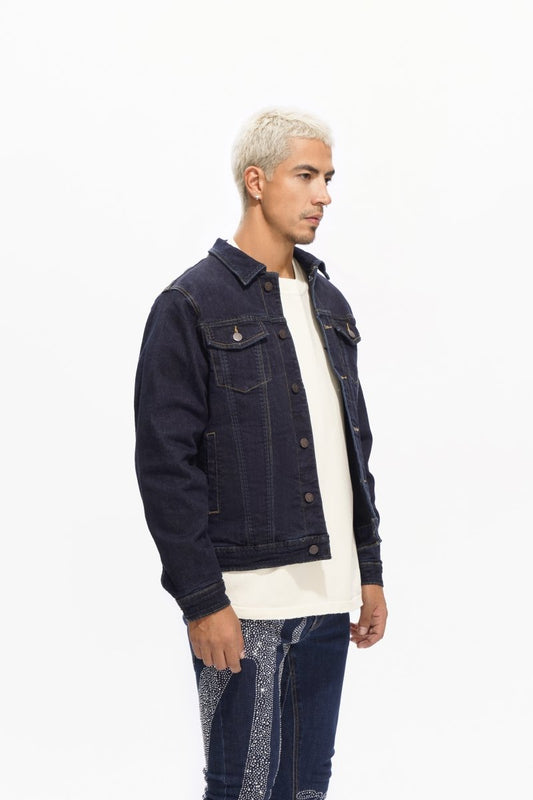 Treasury Mens Jacket Indigo Blue - Valabasas