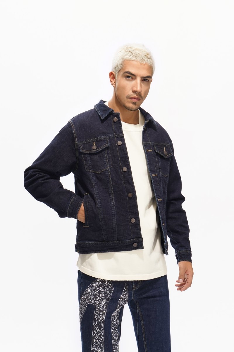 Treasury Mens Jacket Indigo Blue - Valabasas