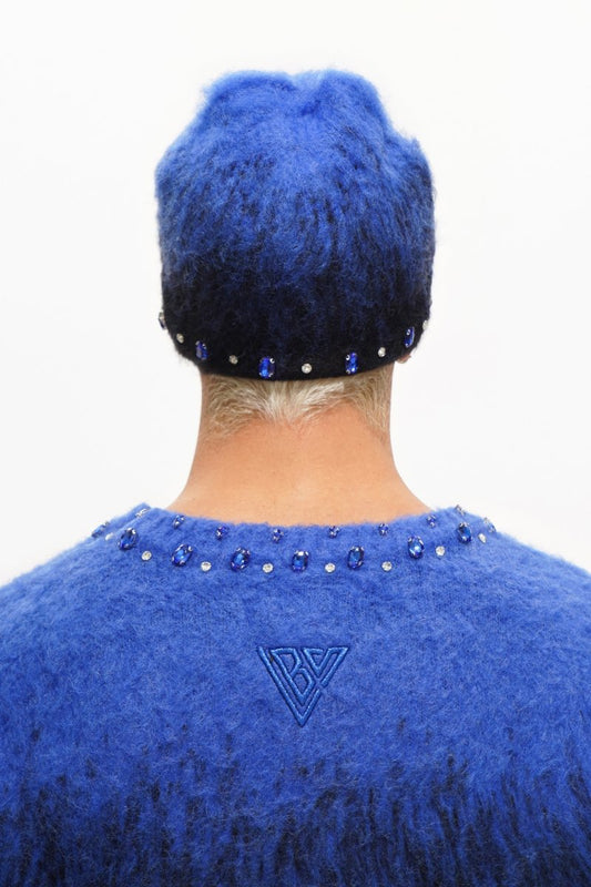 Triage Mohair Blue Beanie - Valabasas