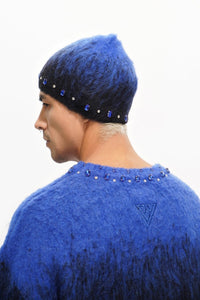 Triage Mohair Blue Beanie - Valabasas