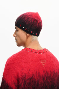 Triage Mohair Red Beanie - Valabasas
