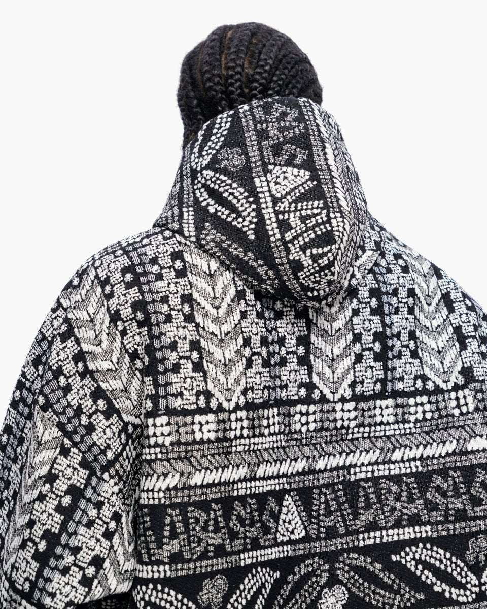 Tundra Black Woven Hoodie - Valabasas
