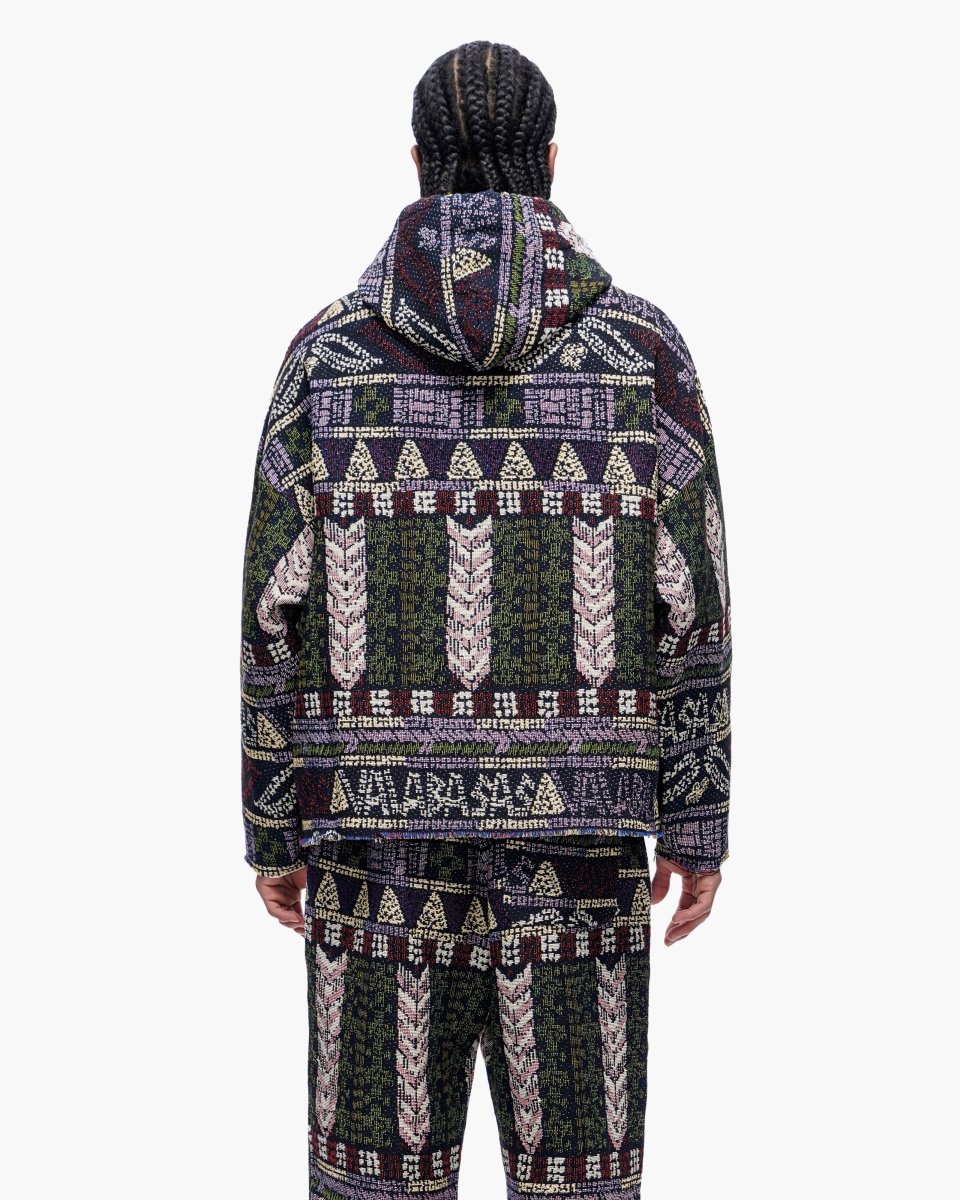 Tundra Purple Woven Hoodie - Valabasas
