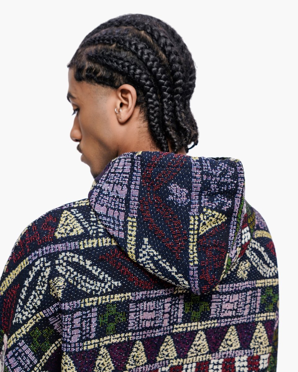Tundra Purple Woven Hoodie - Valabasas