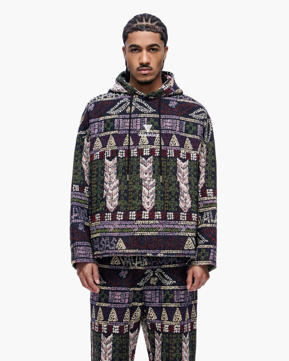 Tundra Purple Woven Hoodie - Valabasas