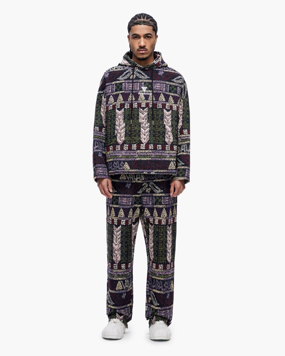 Tundra Purple Woven Hoodie - Valabasas