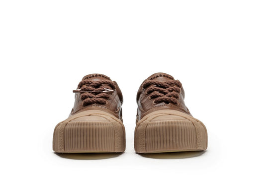 Twisted Metal 200 Cognac Brown Sneakers - Valabasas