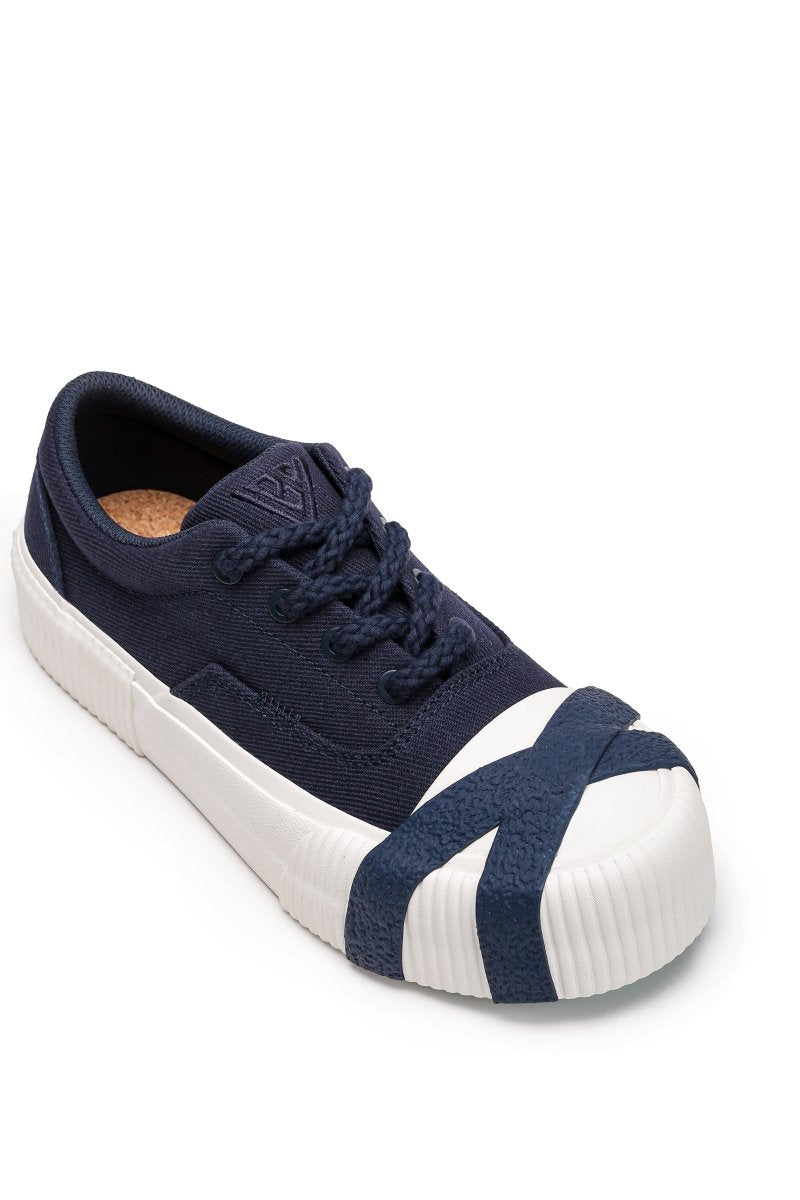 Twisted Metal 300 Navy White Sneakers - Valabasas