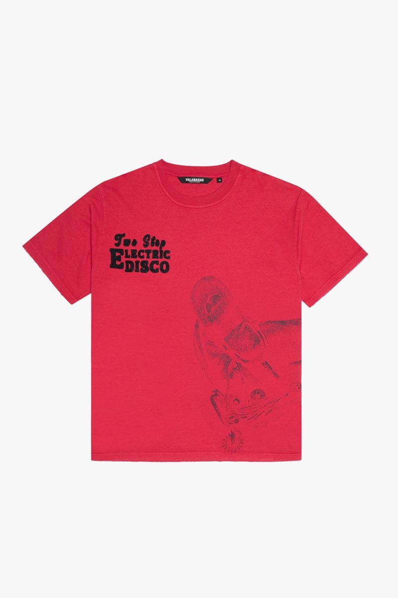 "TWO STEP" TEE RED - Valabasas