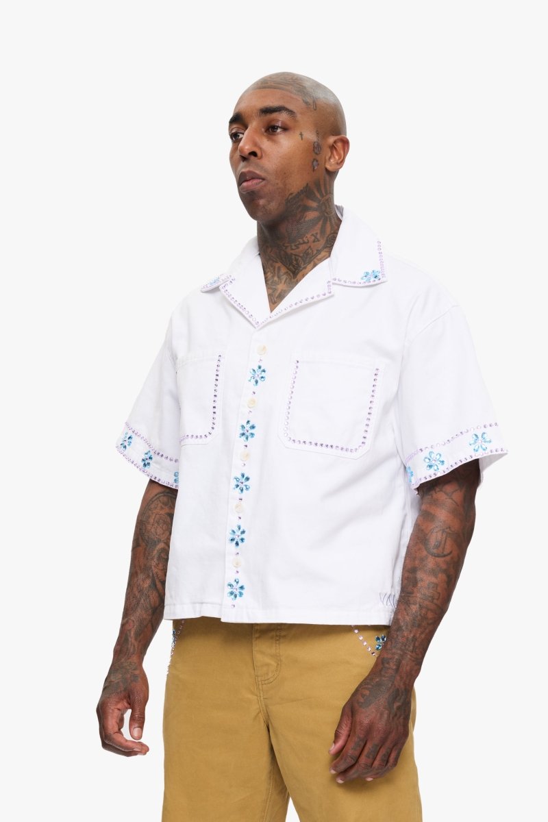 Under Pressure Button Down White - Valabasas
