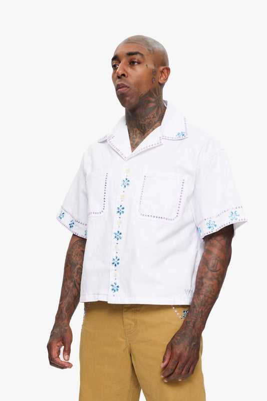 Under Pressure Button Down White - Valabasas