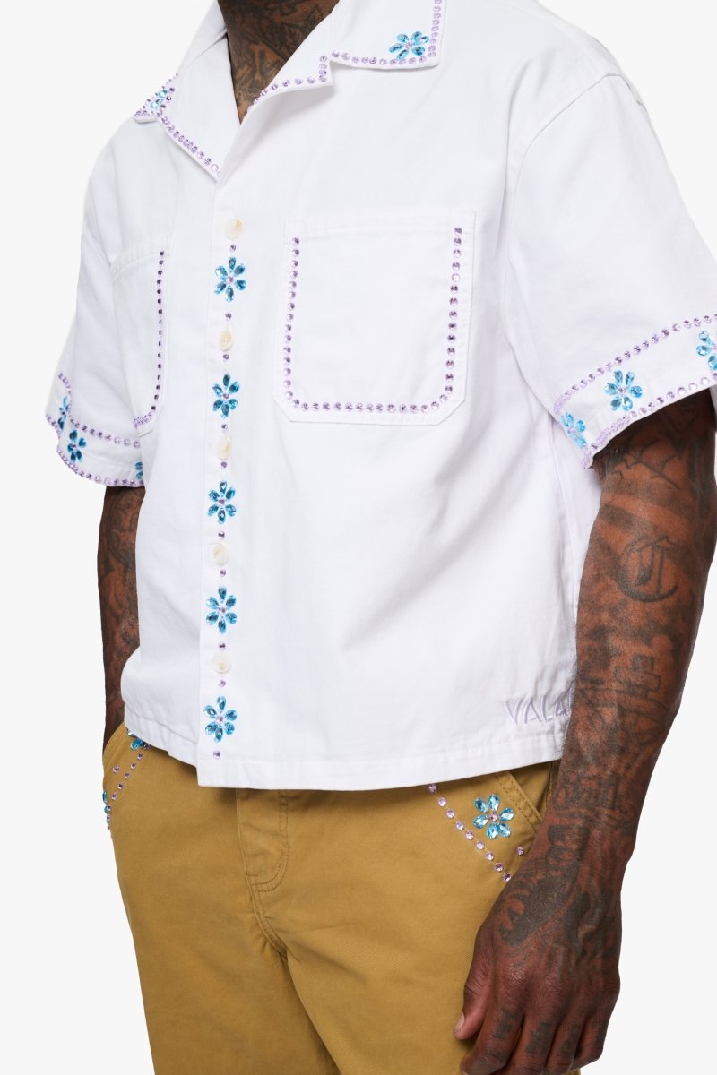Under Pressure Button Down White - Valabasas