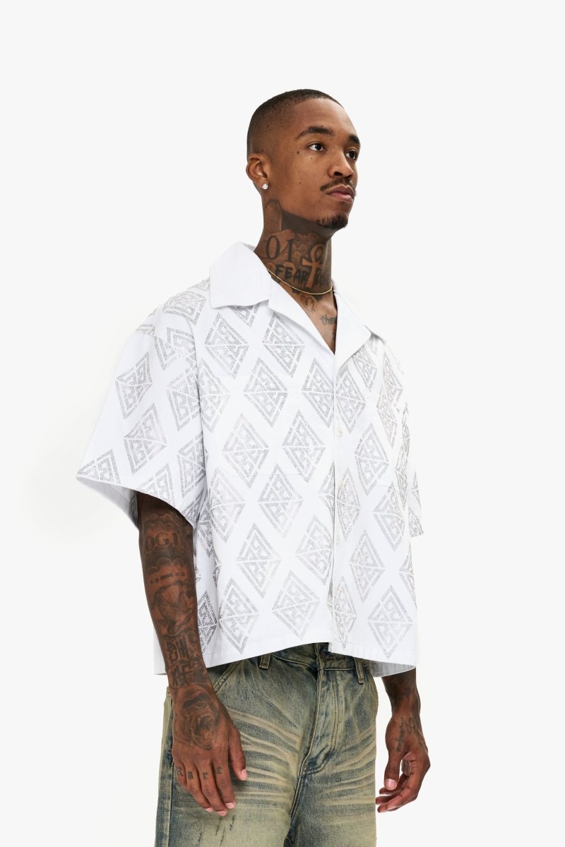 Uplift Button Down White - Valabasas