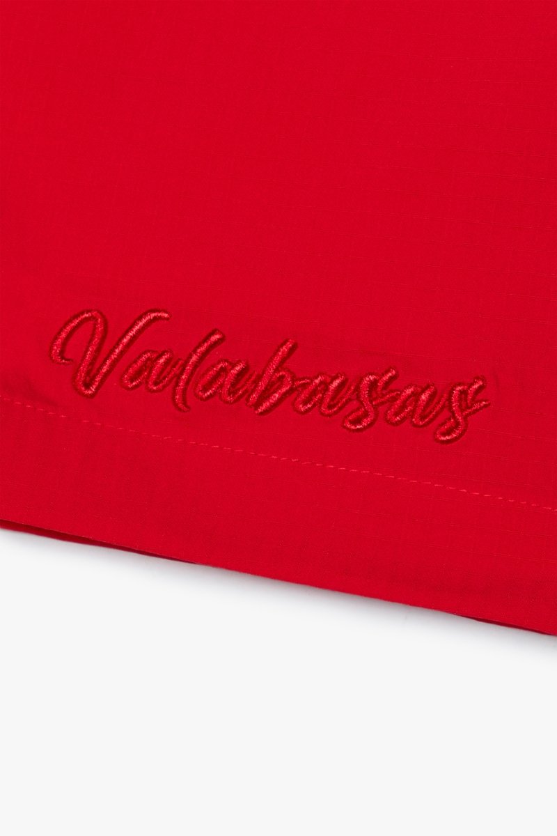 "URBAN" RED NYLON SHORTS