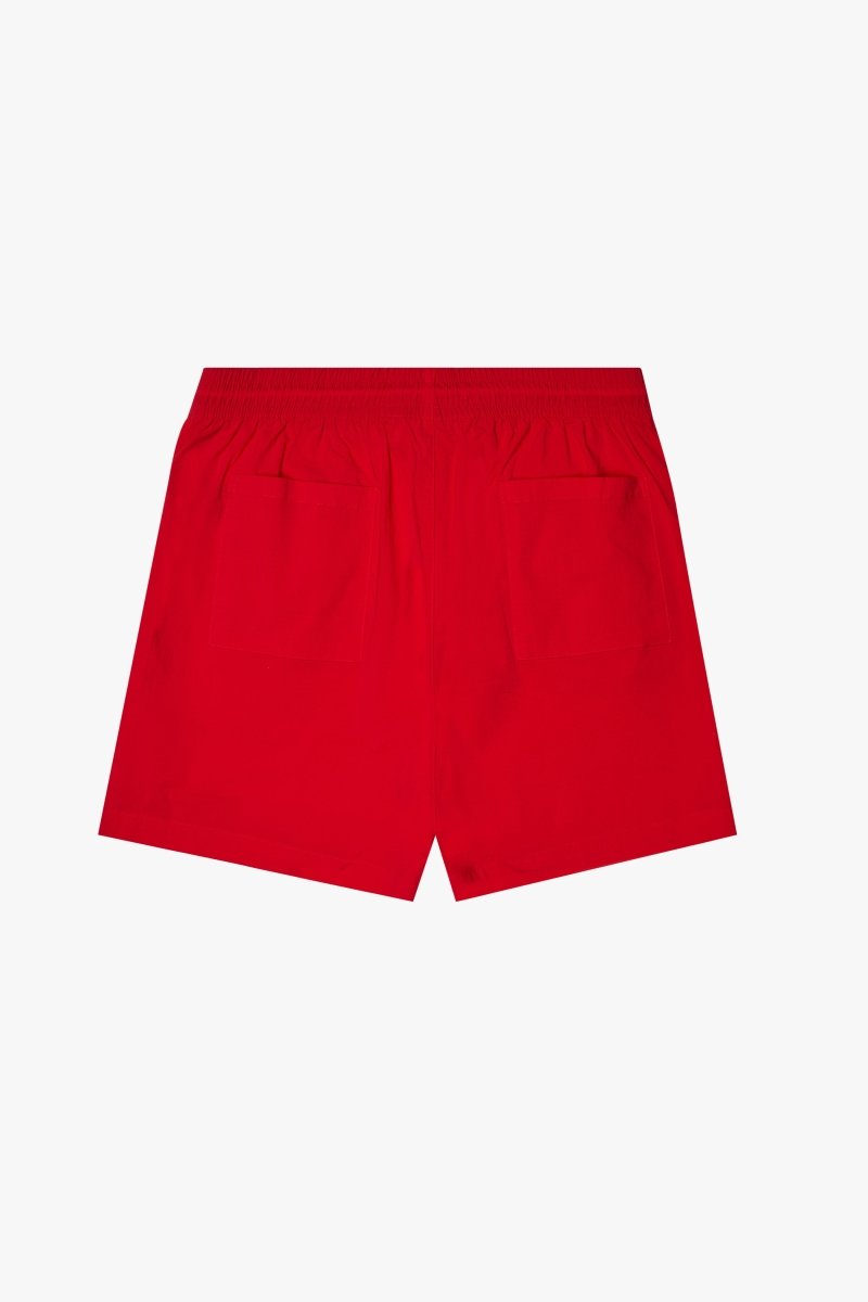 "URBAN" RED NYLON SHORTS