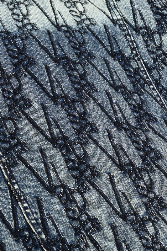 "V - INK" JACKET BLACK BLUE - Valabasas