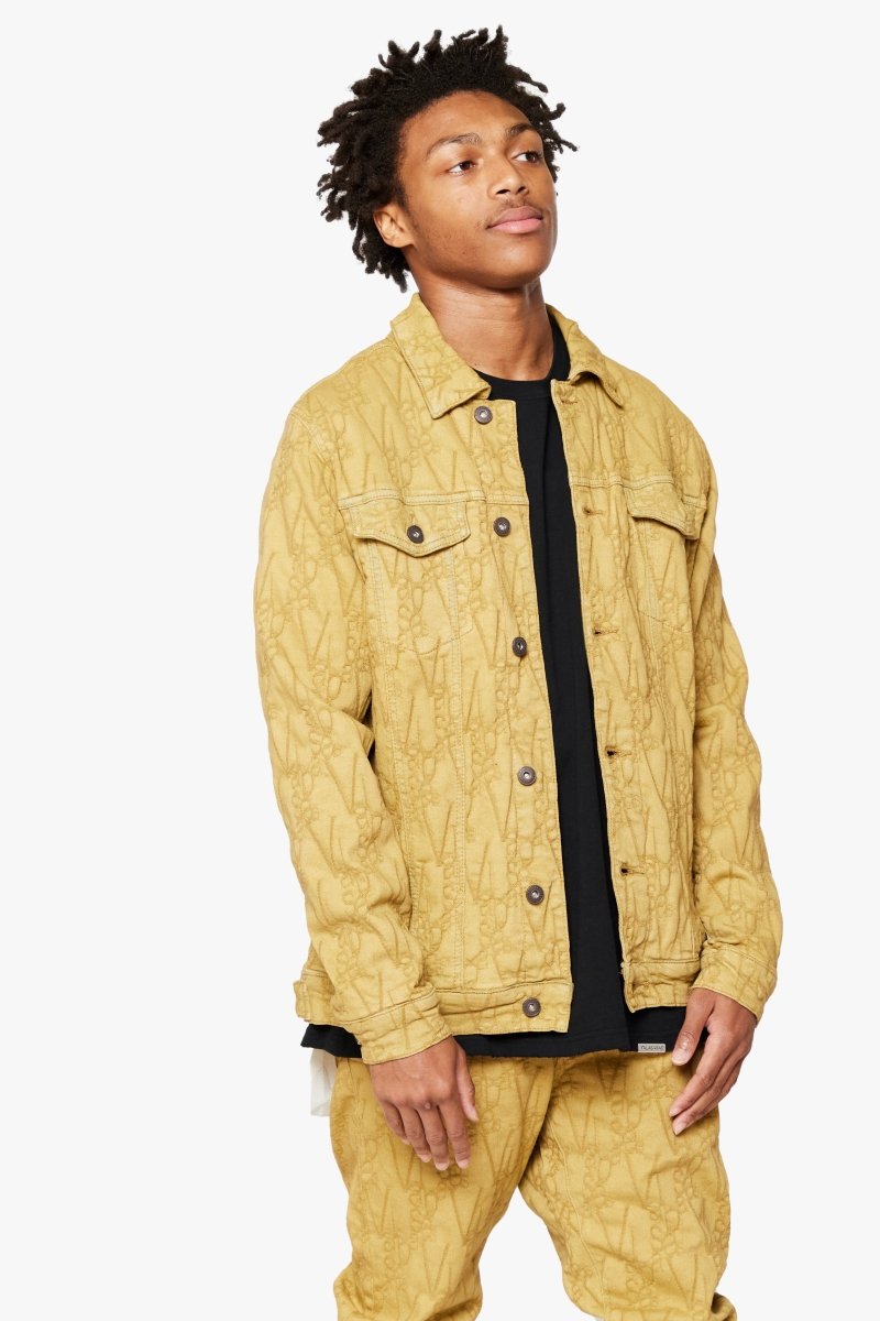 "V - INK" JACKET BLACK KHAKI - Valabasas