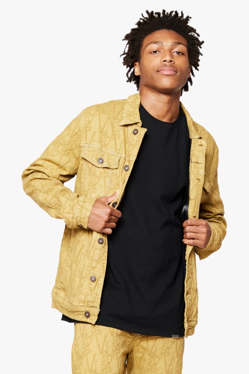 "V - INK" JACKET BLACK KHAKI - Valabasas