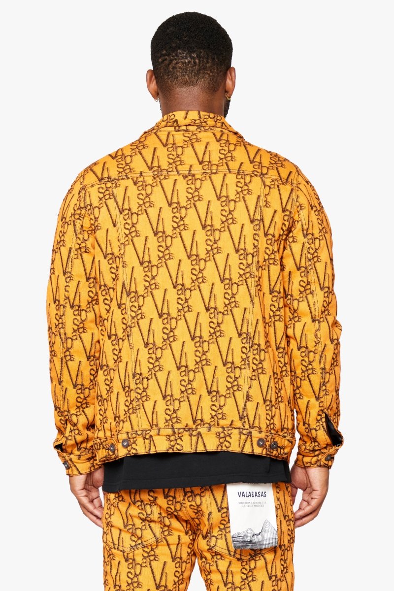 "V-INK" BLACK ORANGE JACKET