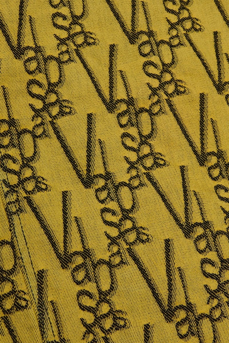 "V - INK" JACKET BLACK YELLOW - Valabasas