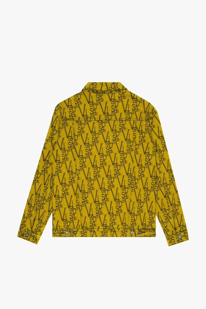 "V - INK" JACKET BLACK YELLOW - Valabasas