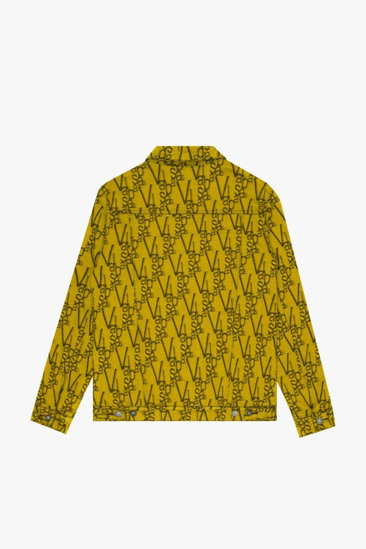 "V - INK" JACKET BLACK YELLOW - Valabasas