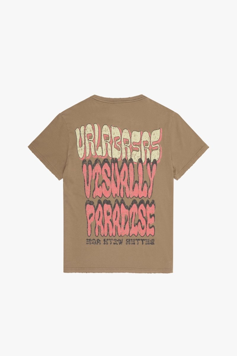 "V PARADISE" TEE VINTAGE GREY - Valabasas
