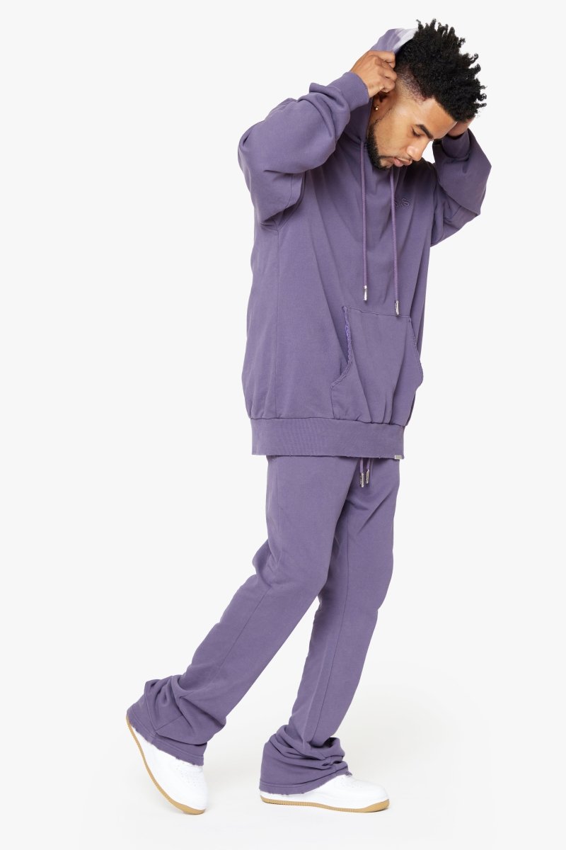 "VALA - ASCENT" FLEECE SET VINTAGE INK PURPLE - Valabasas