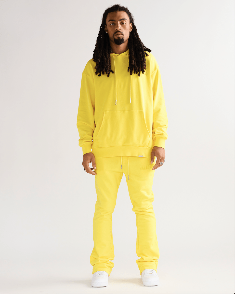 "VALA - ASCENT" FLEECE SET VINTAGE LEMON YELLOW - Valabasas