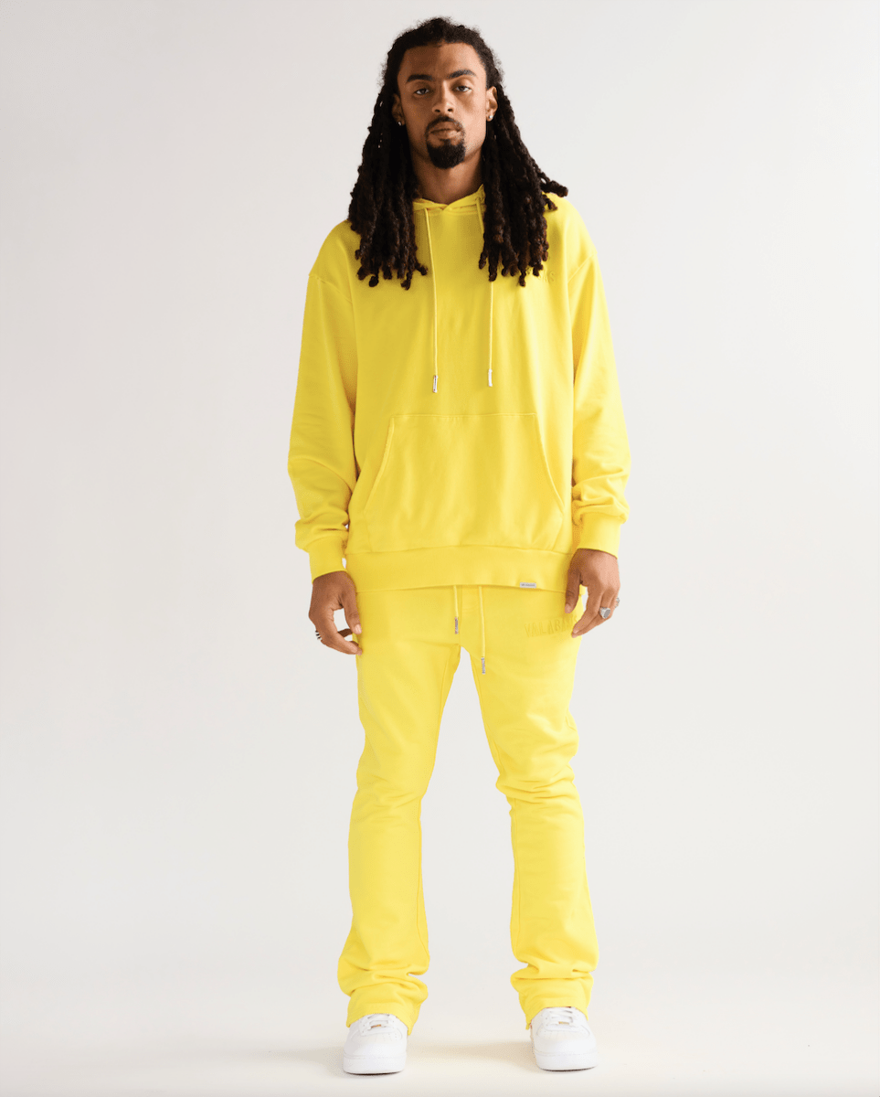 "VALA-FOCUS" FLEECE SET VINTAGE LEMON YELLOW