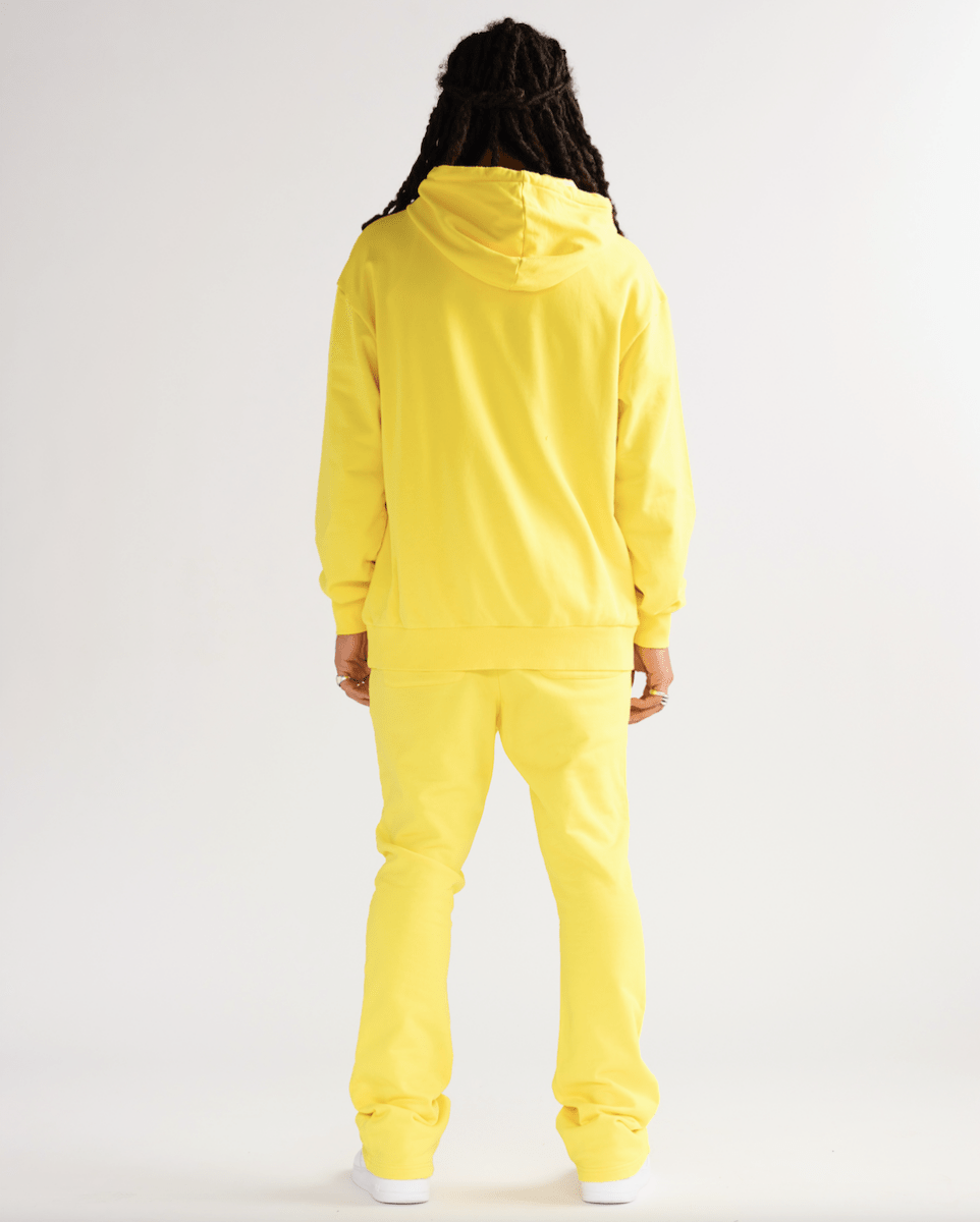 "VALA - FOCUS" FLEECE SET VINTAGE LEMON YELLOW - Valabasas