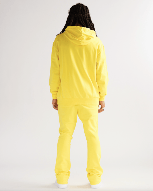 "VALA - FOCUS" FLEECE SET VINTAGE LEMON YELLOW - Valabasas