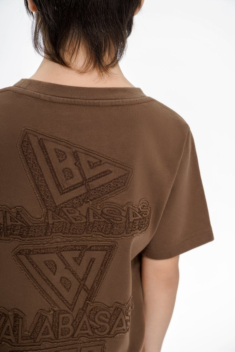 Vala Kids Brown Tee - Valabasas