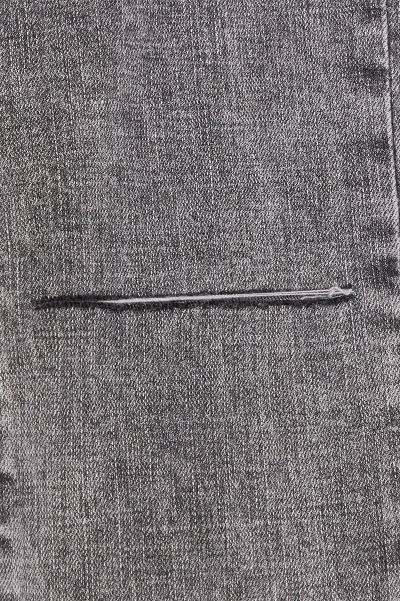 VALABASAS JEANS "MR.CLEAN 2.0" LIGHT GREY WASHED - Valabasas