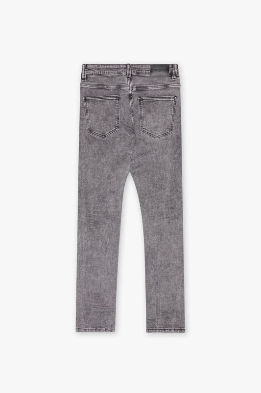 VALABASAS JEANS "MR.CLEAN 2.0" LIGHT GREY WASHED - Valabasas