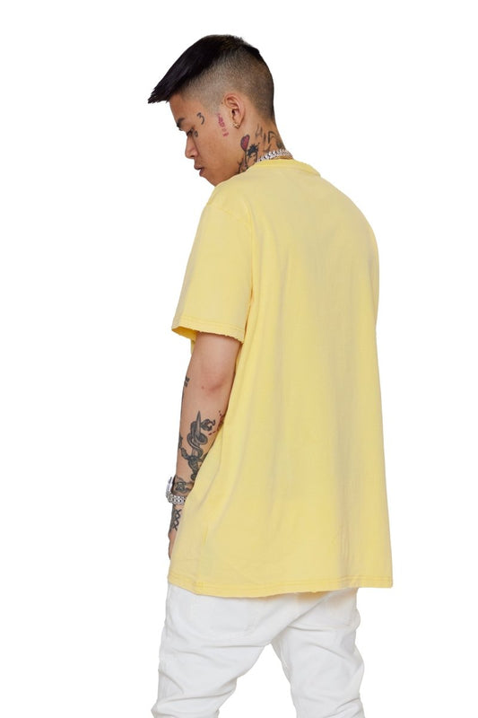 VALABASAS TEE "VALA - CORE" VINTAGE YELLOW - Valabasas
