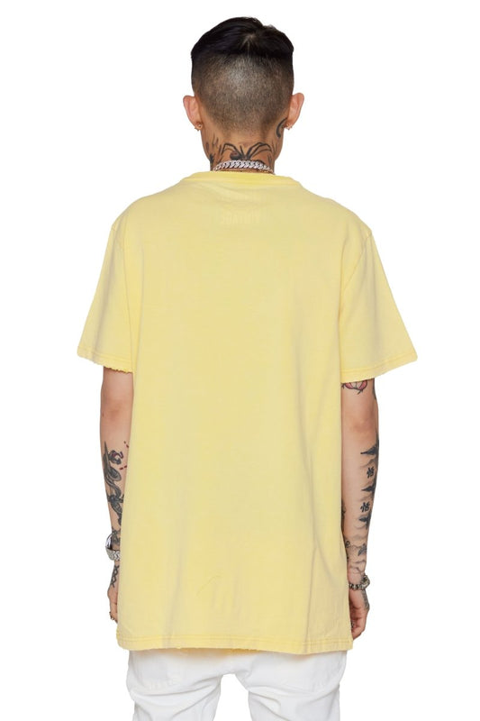VALABASAS TEE "VALA - CORE" VINTAGE YELLOW - Valabasas