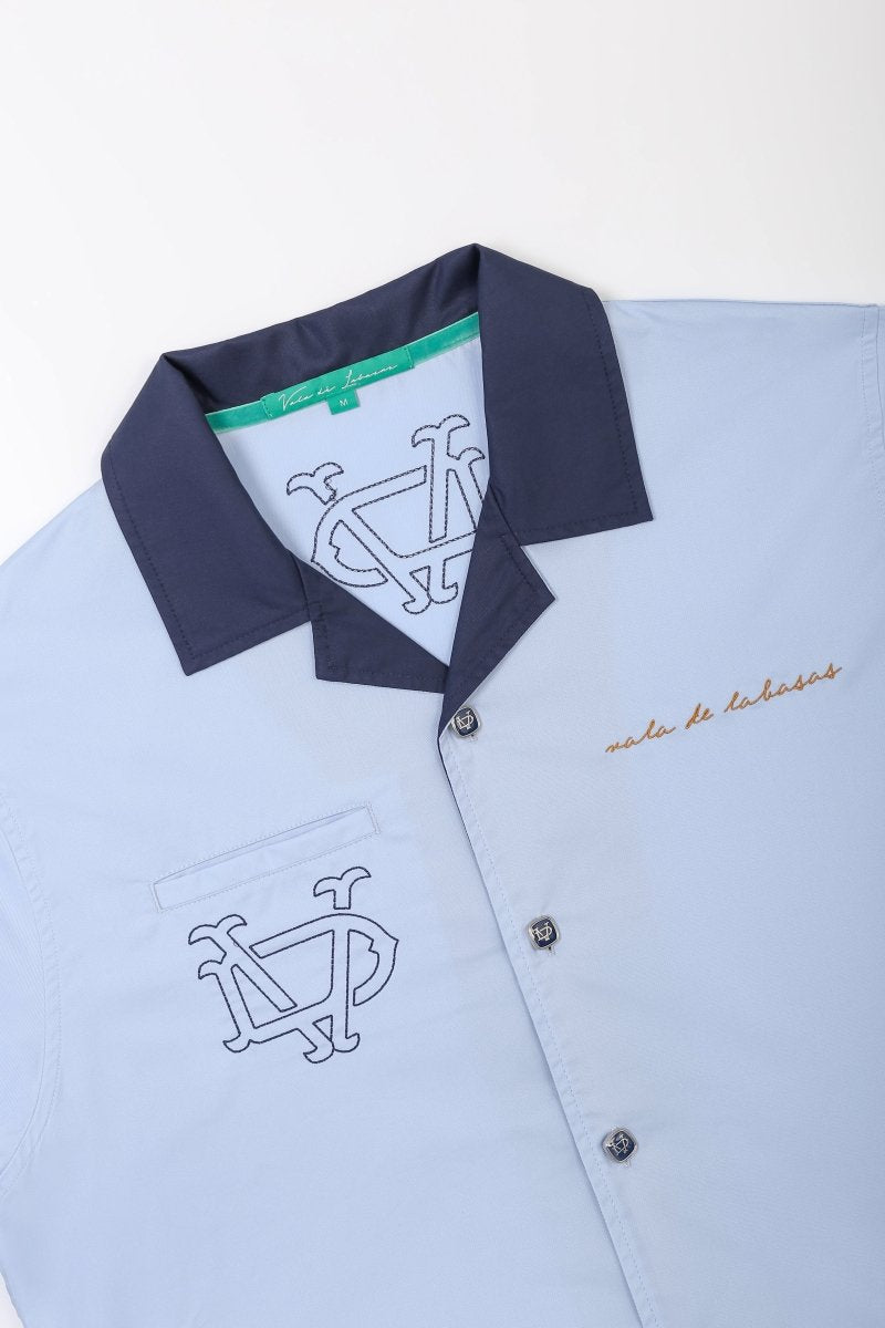 Vazio Button Down – Blue (Cotton Blend) - Valabasas