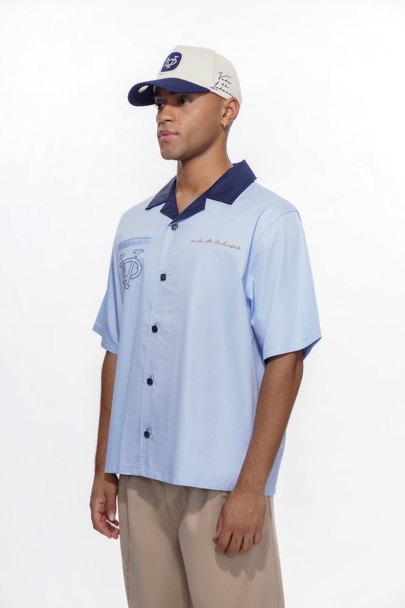 Vazio Button Down – Blue (Cotton Blend) - Valabasas