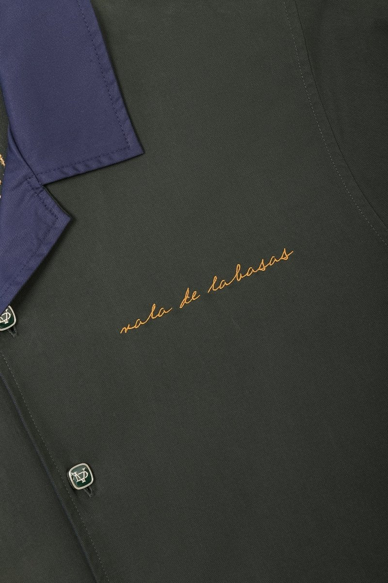 Vazio Button Down – Green (Cotton Blend) - Valabasas