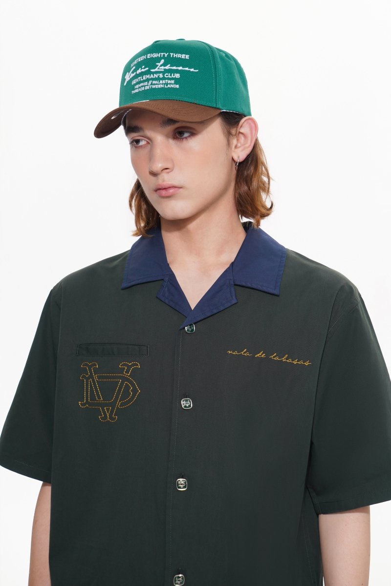 Vazio Button Down – Green (Cotton Blend) - Valabasas