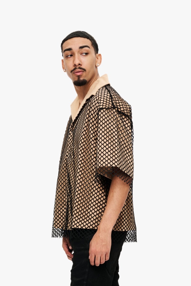 VegaPunk Button Up Khaki - Valabasas