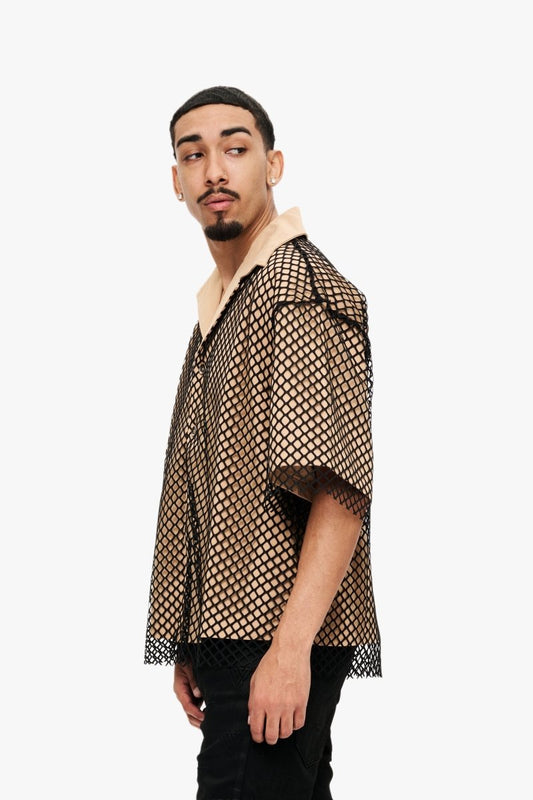 VegaPunk Button Up Khaki - Valabasas