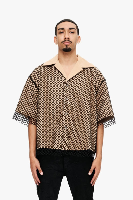 VegaPunk Button Up Khaki - Valabasas