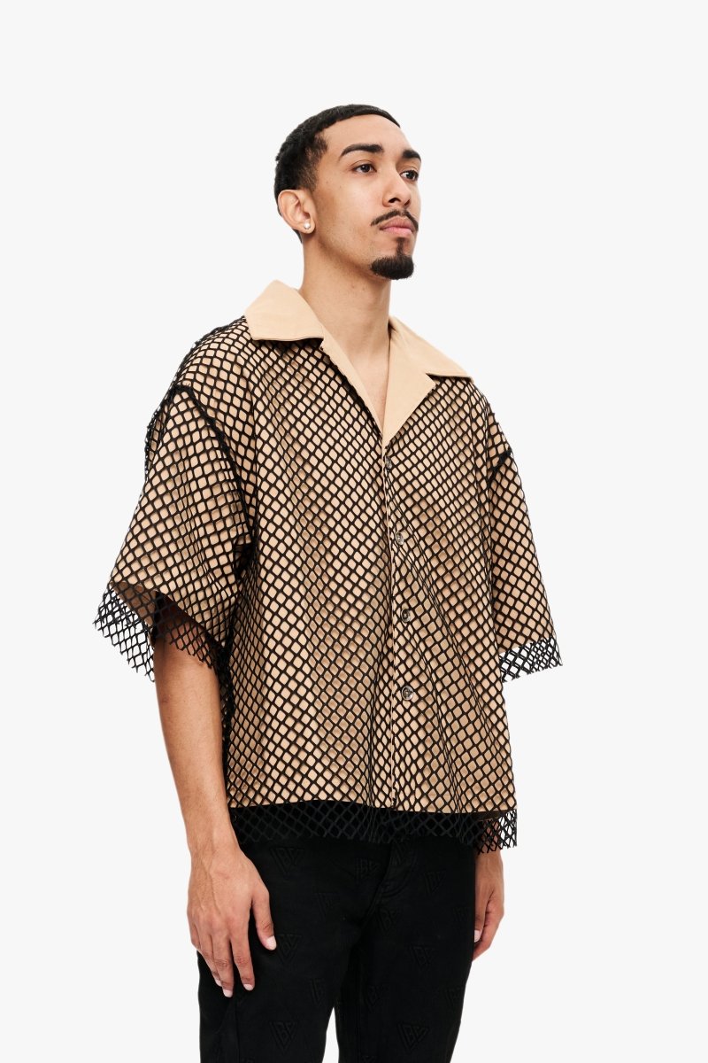 VegaPunk Button Up Khaki - Valabasas