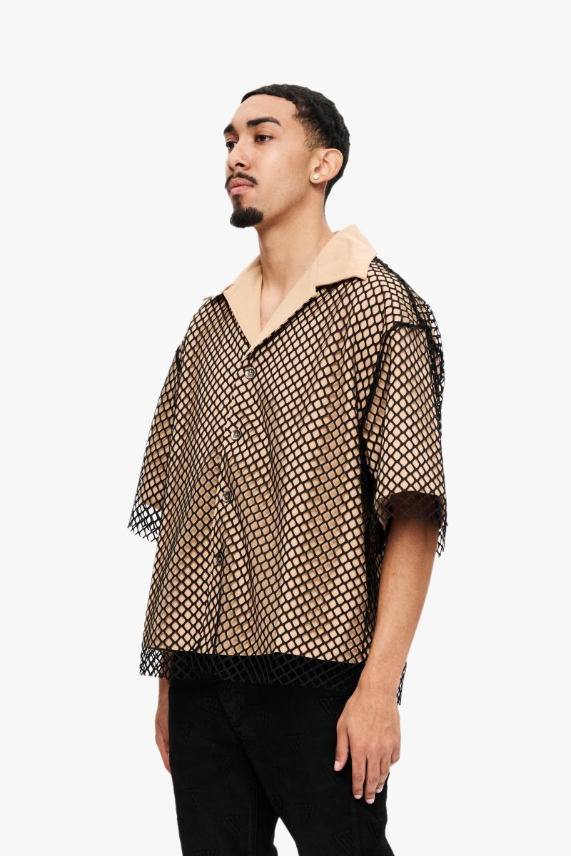 VegaPunk Button Up Khaki - Valabasas