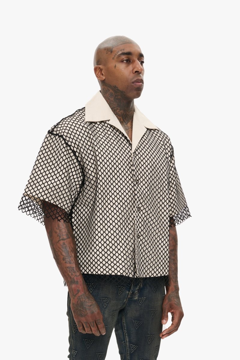 VegaPunk Button Up Off White - Valabasas