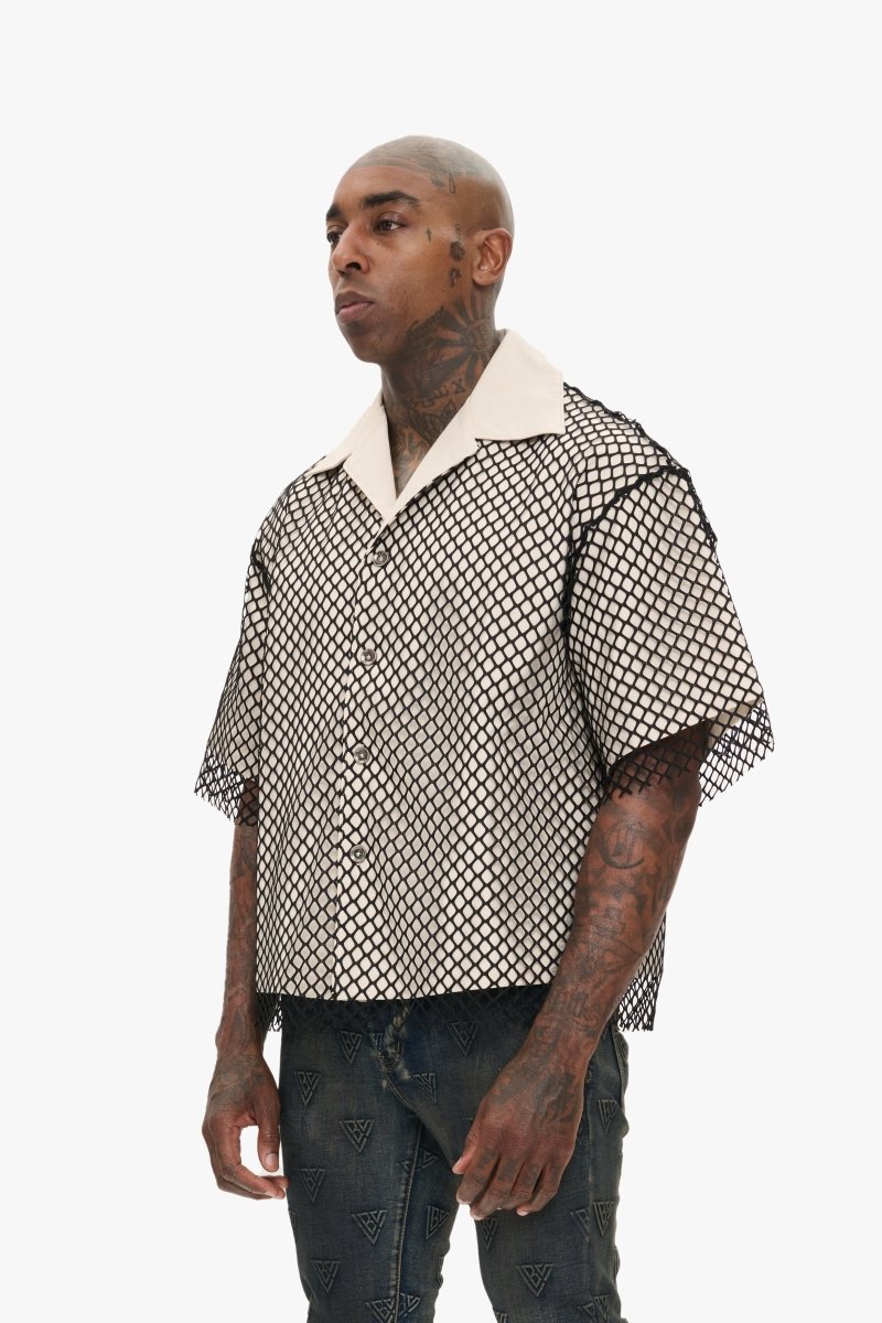 VegaPunk Button Up Off White - Valabasas