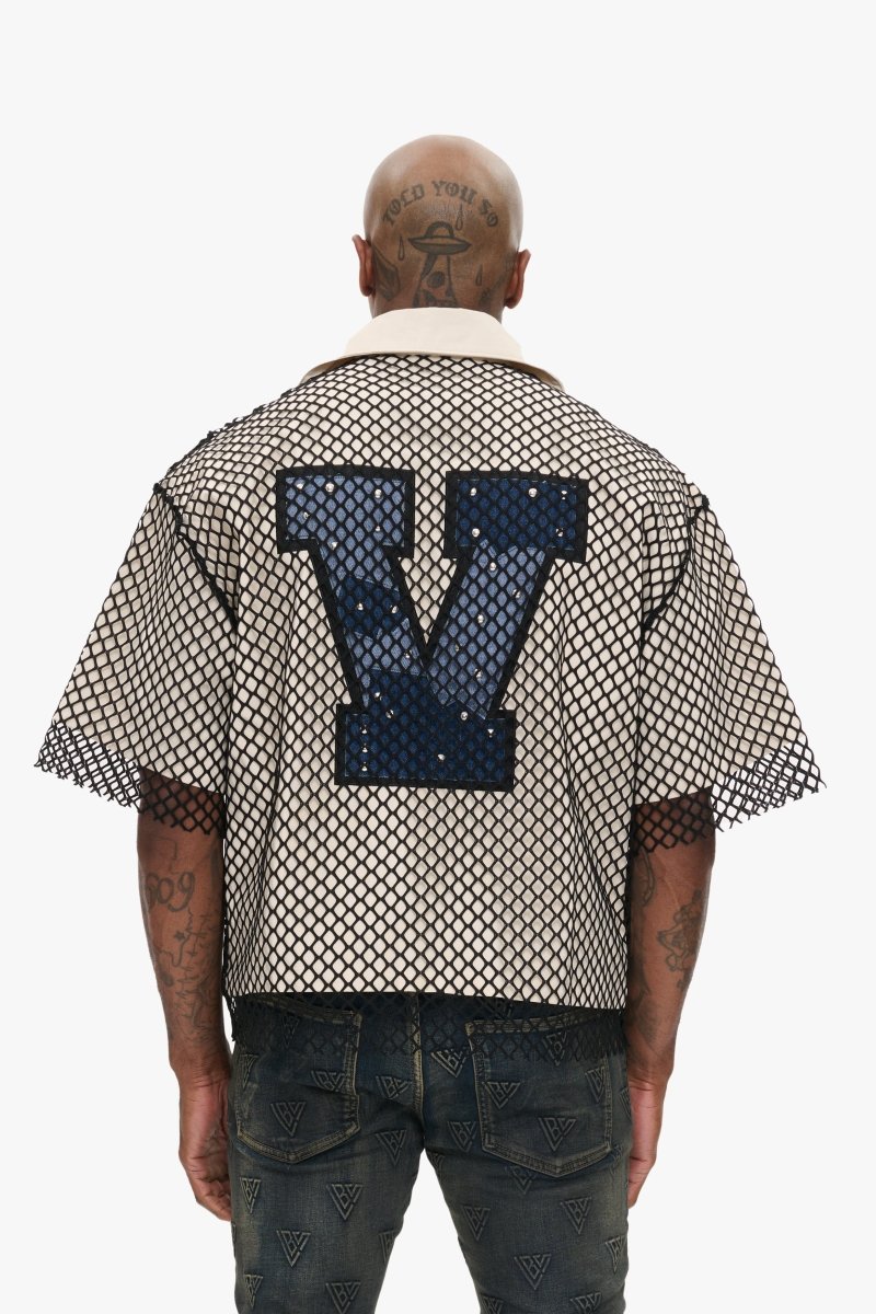 VegaPunk Button Up Off White - Valabasas